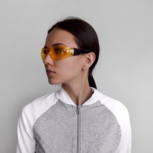 Очки защитные ударопрочные - желтые