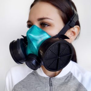 Полумаска противогазовая со сменными фильтрами